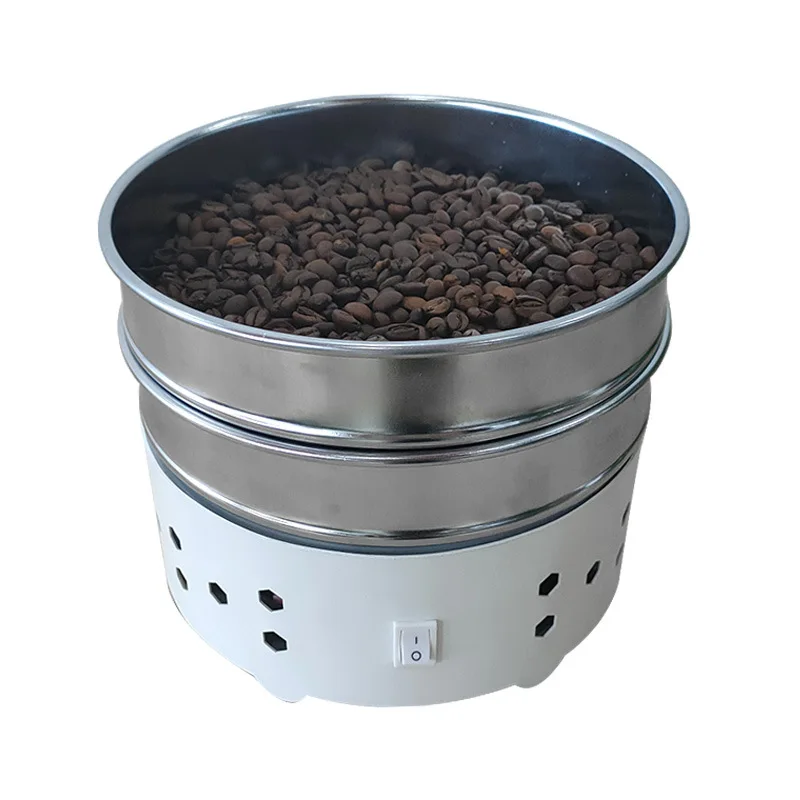 220V/110V Coffee Bean Cooler Roasted Coffee Beans Stainless Steel Screen Mesh Double Layer Rapid Heat Dissipation