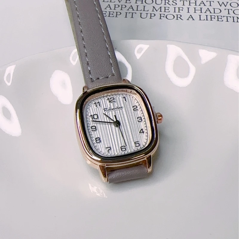 Women's Watch Square Number Small Dial Belt Quartz Watch