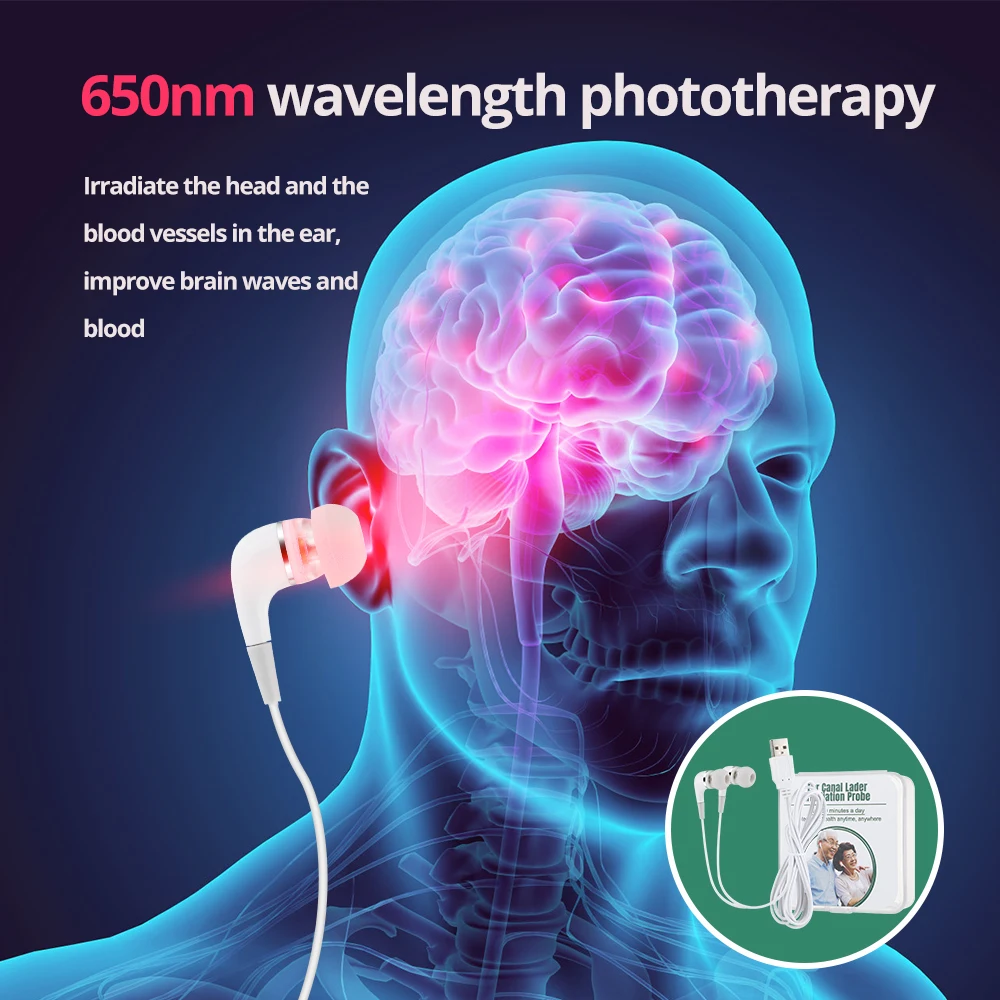 Double Nasal Cavity Laser Therapy Line 650nm Laser Physiotherapy Line Rhinitis Sinusitis Treatment Device
