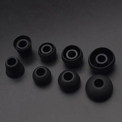8-Pack Anti-Slip Waterproof Replacement Silicone Ear Tips and Earbud Covers (As picture)