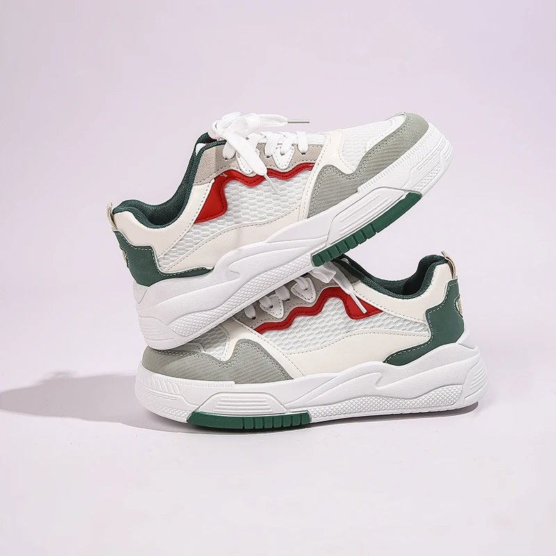 New Fashion White Vulcanized Sneakers Women Shoes for Women Shoes Spring Soft Sole Flats Platform Shoes
