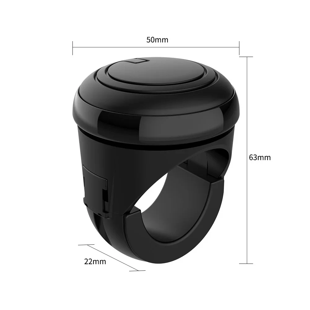 Universale 360 ° Pomello Girevole per Volante, Impugnatura in Metallo per Facilitare la Guida, Accessorio Auto - Image 5