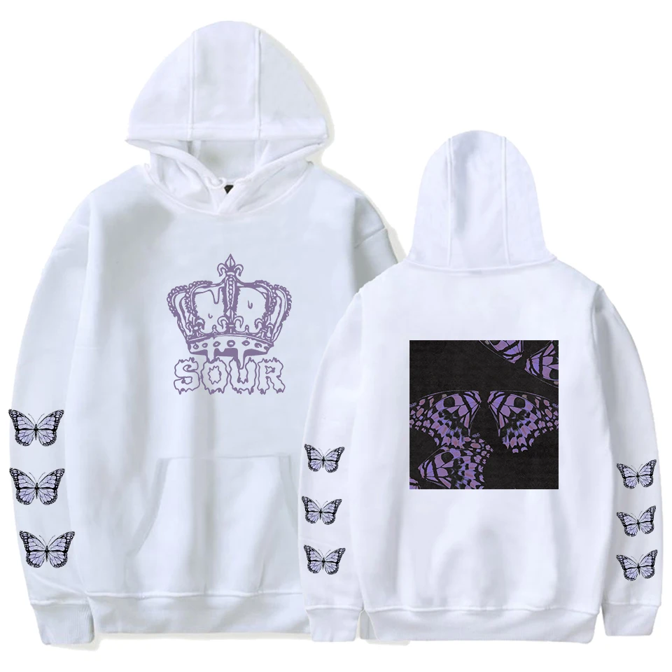 Fashion Casual Simple Hooded Sweater Jacket Ladies Printed Sportswear Cotton Long Sleeve Loose Sweater