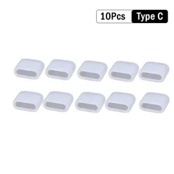 Silicone Anti - Dust Plugs for Charging Ports - Universal Cover Caps for USB and Charging Cables (10Pcs Type C)