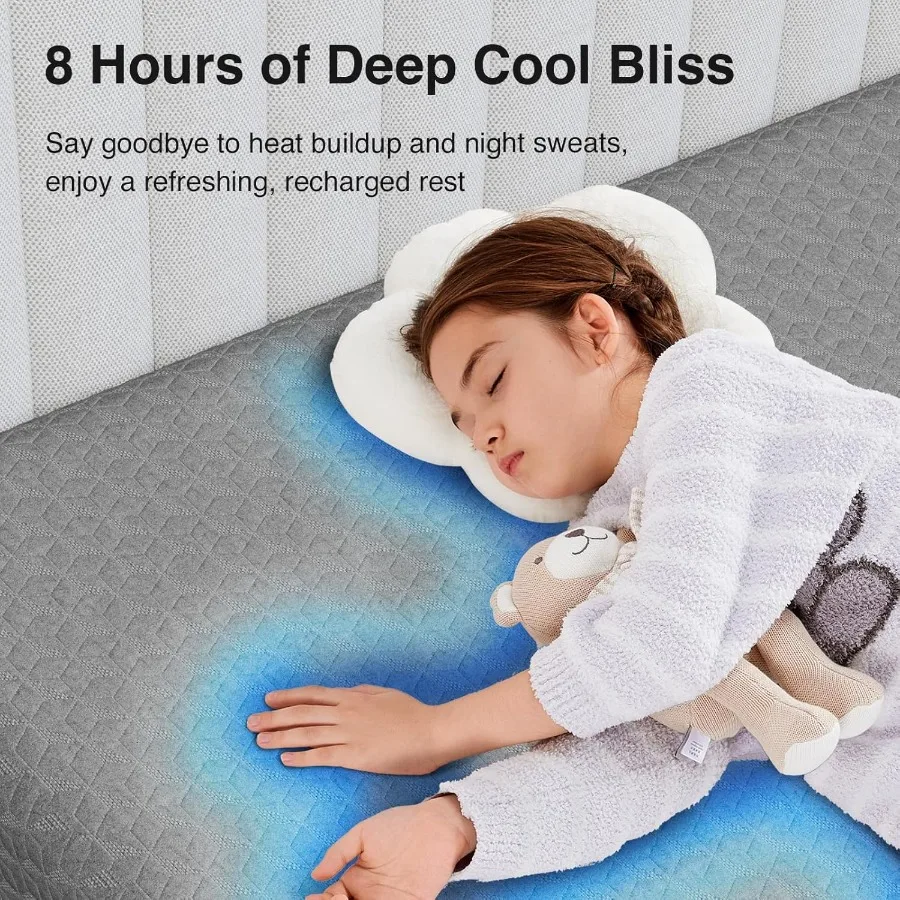 8 Inch Twin Mattress Cooling Memory Foam Mattress Twin Size for Quick Asleep Pressure Relief Twin Bed Mattresses with Thermally