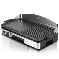 Griddle electric griddle teppanyaki commercial household grilled steak machine desktop griddle Korean frying pan 1