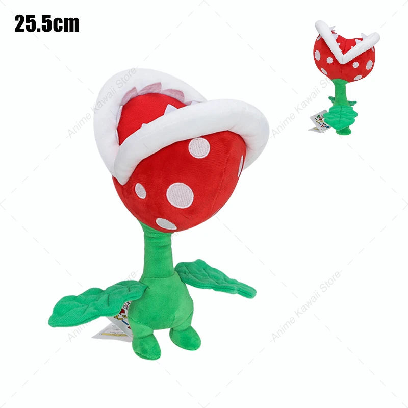 thumbnail image 1 of Game Mario Props Plush Toys Piranha Plants Ice Fire Flower Mushroom Shine Sprite Super Star Prince Florian Stuffed Doll Gifts, 1 of 5
