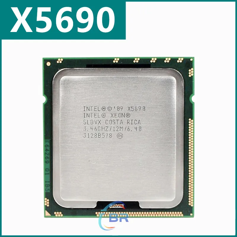 Processeur X5690 LGA 1366 3,46 GHz 6,4 GT/s 12 Mo 6 cœurs 1333 MHz SLBVX