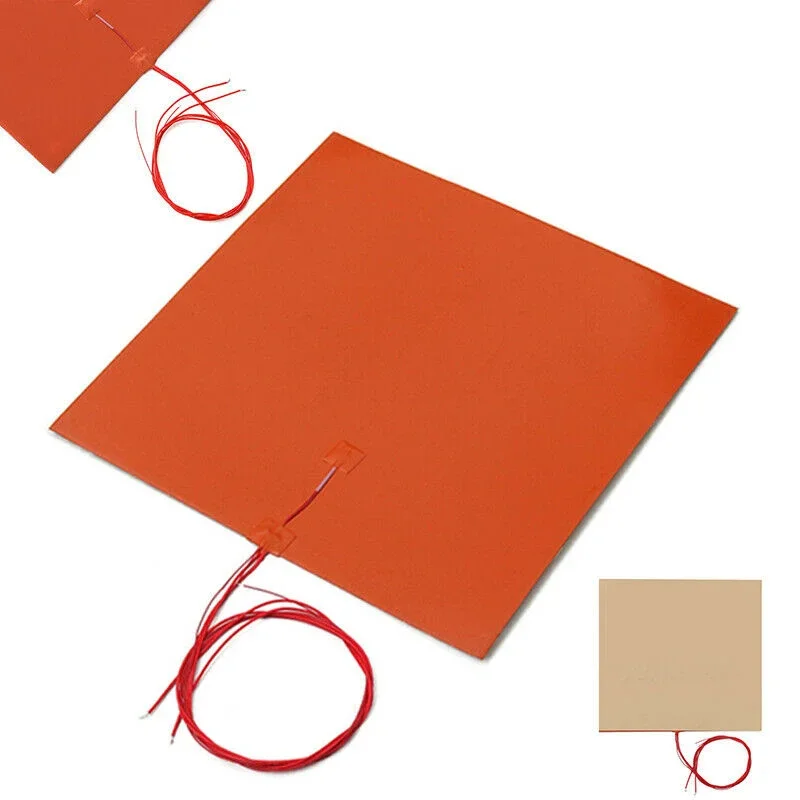 400*400MM 110V/220V 1400W Silicone Heater Mat Pad For Printer Heated Bed Heating For Household Tool Decoration