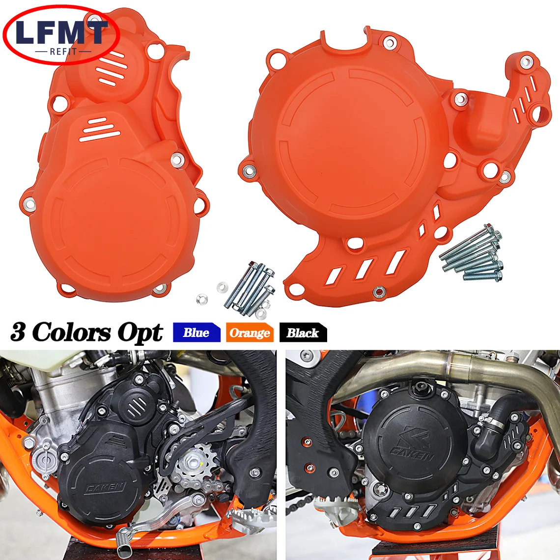 

Motorcycle Ignition Clutch Cover Guard Protector For KTM EXC-F XCF-W FREERIDE 4T Husqvarna FE S GAS GAS EC F 250 350 Dirt Bike