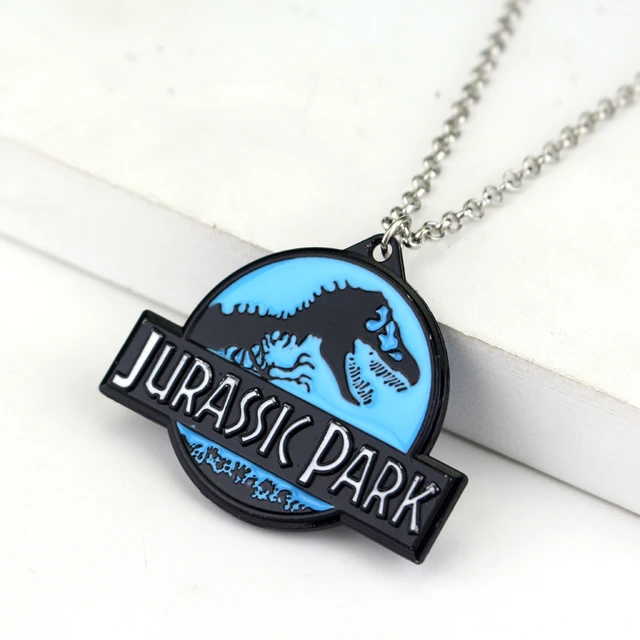 Jurassic Park Inspired Cameo Necklace Silver Option Available - Etsy