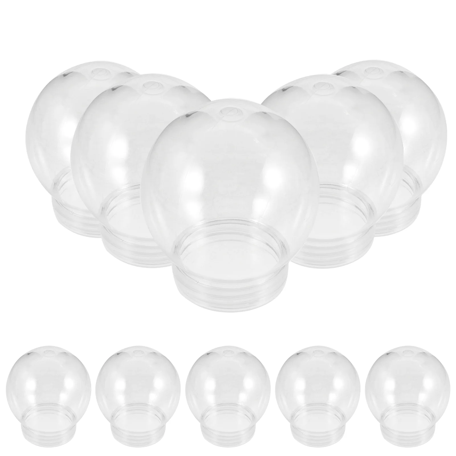 

10 Pcs Transparent Water Balloon 10 Cm Globe Transparent Plastic Water Snowball with Screw 10pcs (300ml ) Mini Globes Props