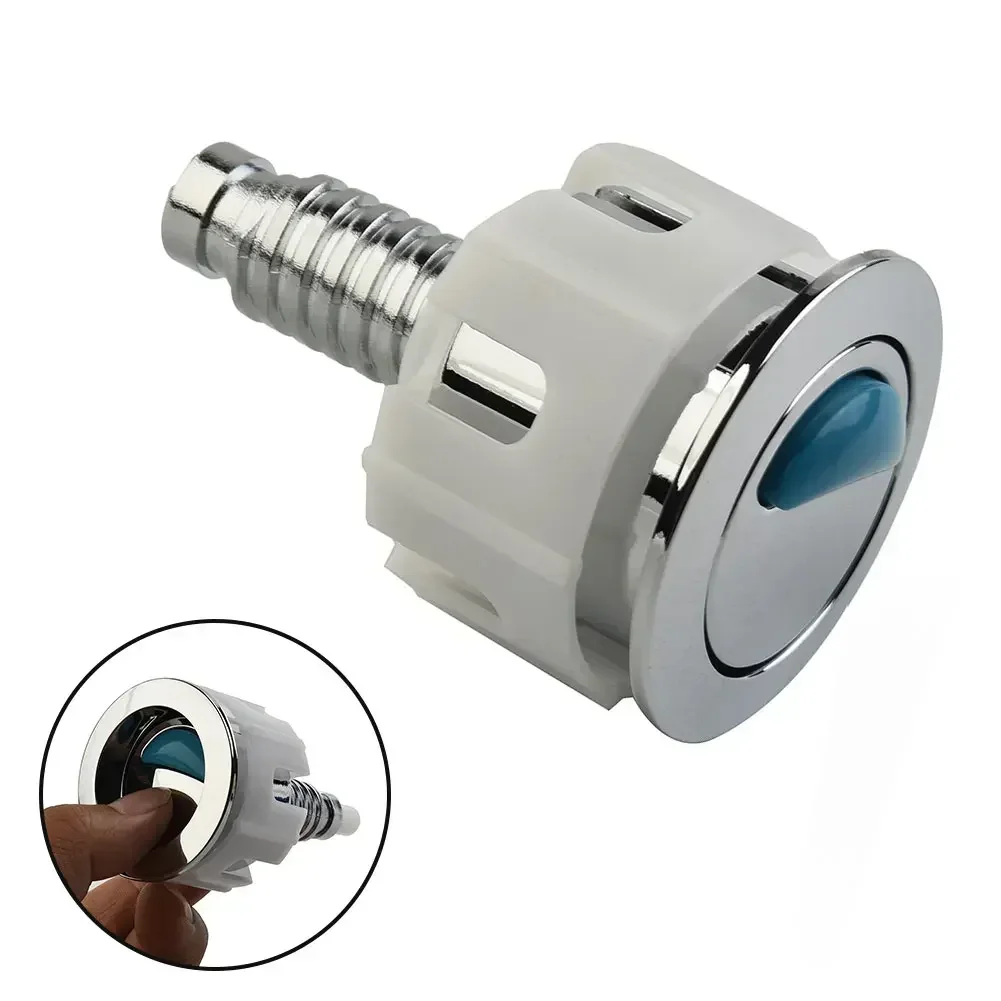 Toilet Switch Wire Control Side Press Double Flush Valve Toilet Button Water Saving For Cistern Tank Repair Spare