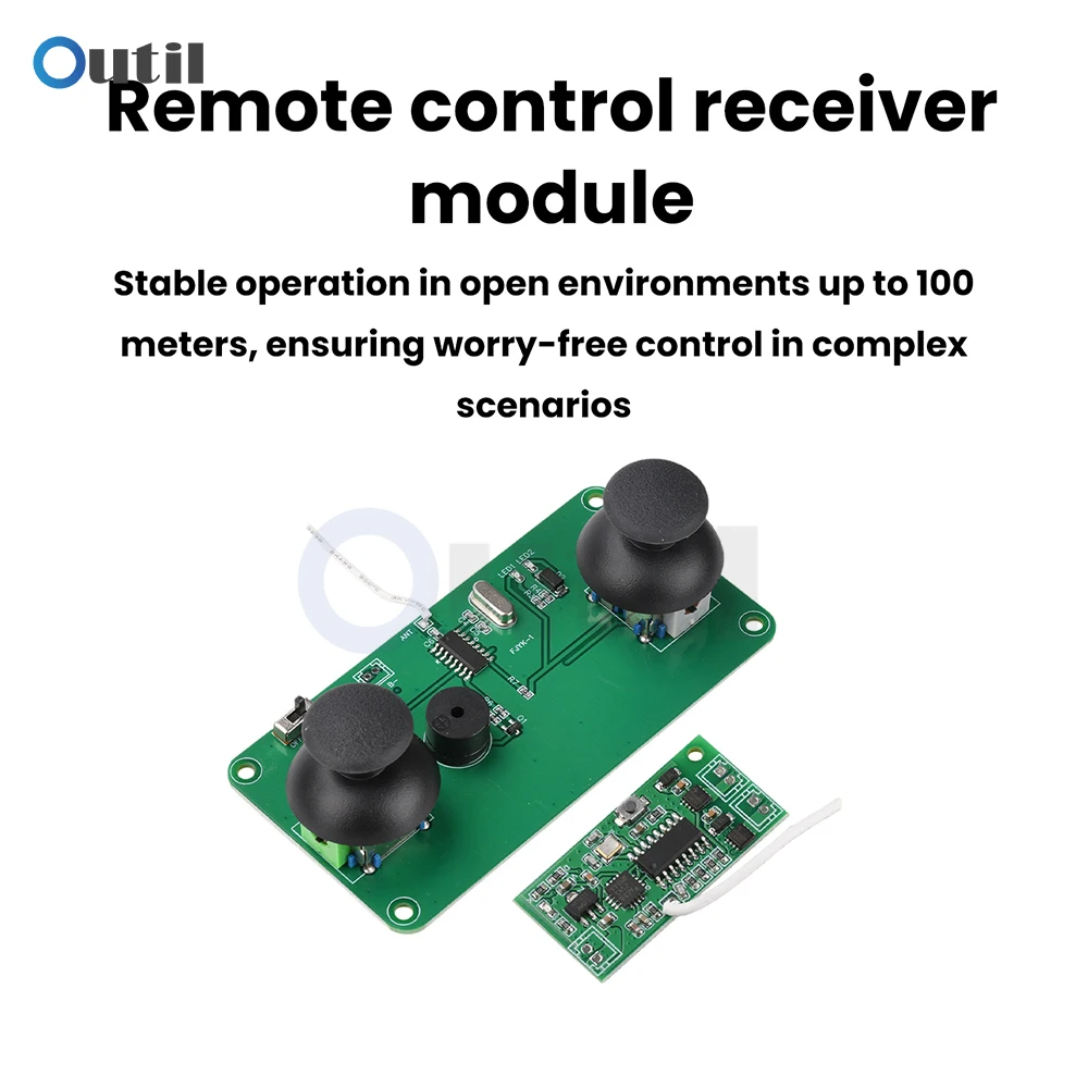 Carte de contrôle de vol RC 4A installée dans un avion DIY, portée 100m