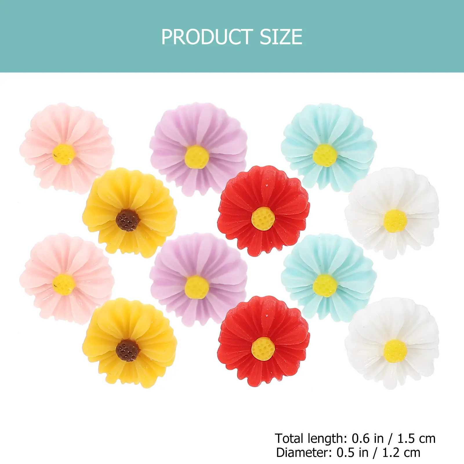 30Pcs 꽃 모양 푸시 핀 섬세한 압정 다용도 소형 재사용 가능한 홈 오피스용 푸시 핀