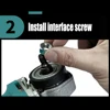 Angle Grinder Refit Garden Pruning Machine Metal Hedge Clipper Accessories Multipurpose Easy Install Garden Pruning Machine Tool 6