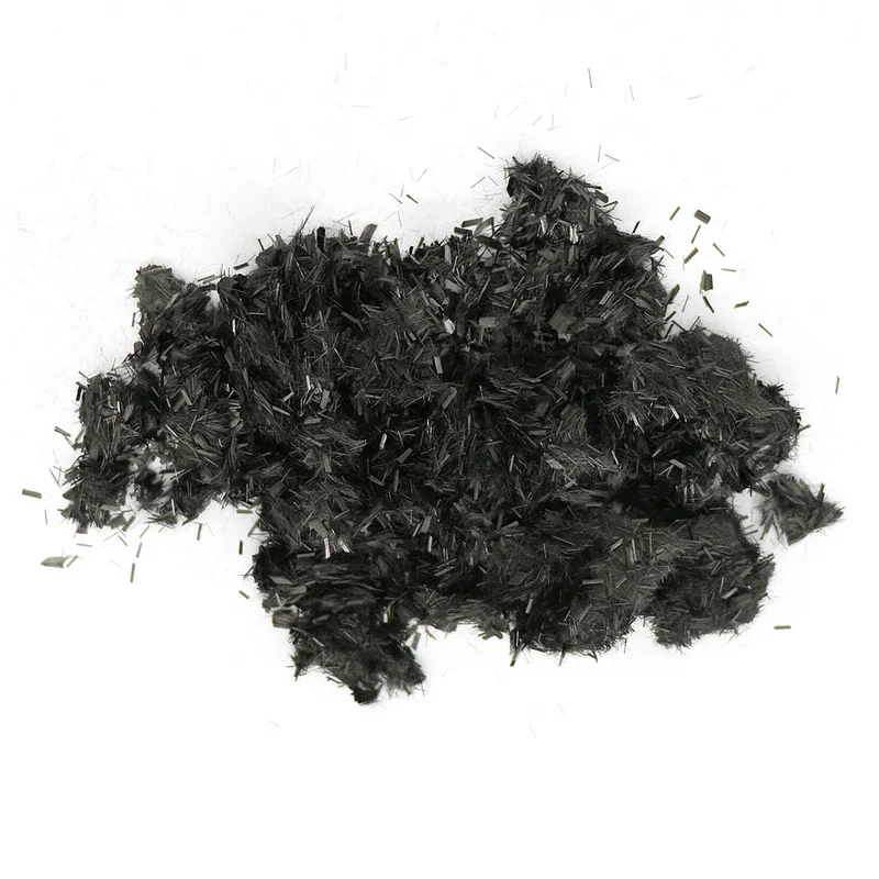 100G Carbon Fiber Forging Chopped 3-12MM Carbon Fiber Bundle Forging Marble Texture Automotive Interior Processing