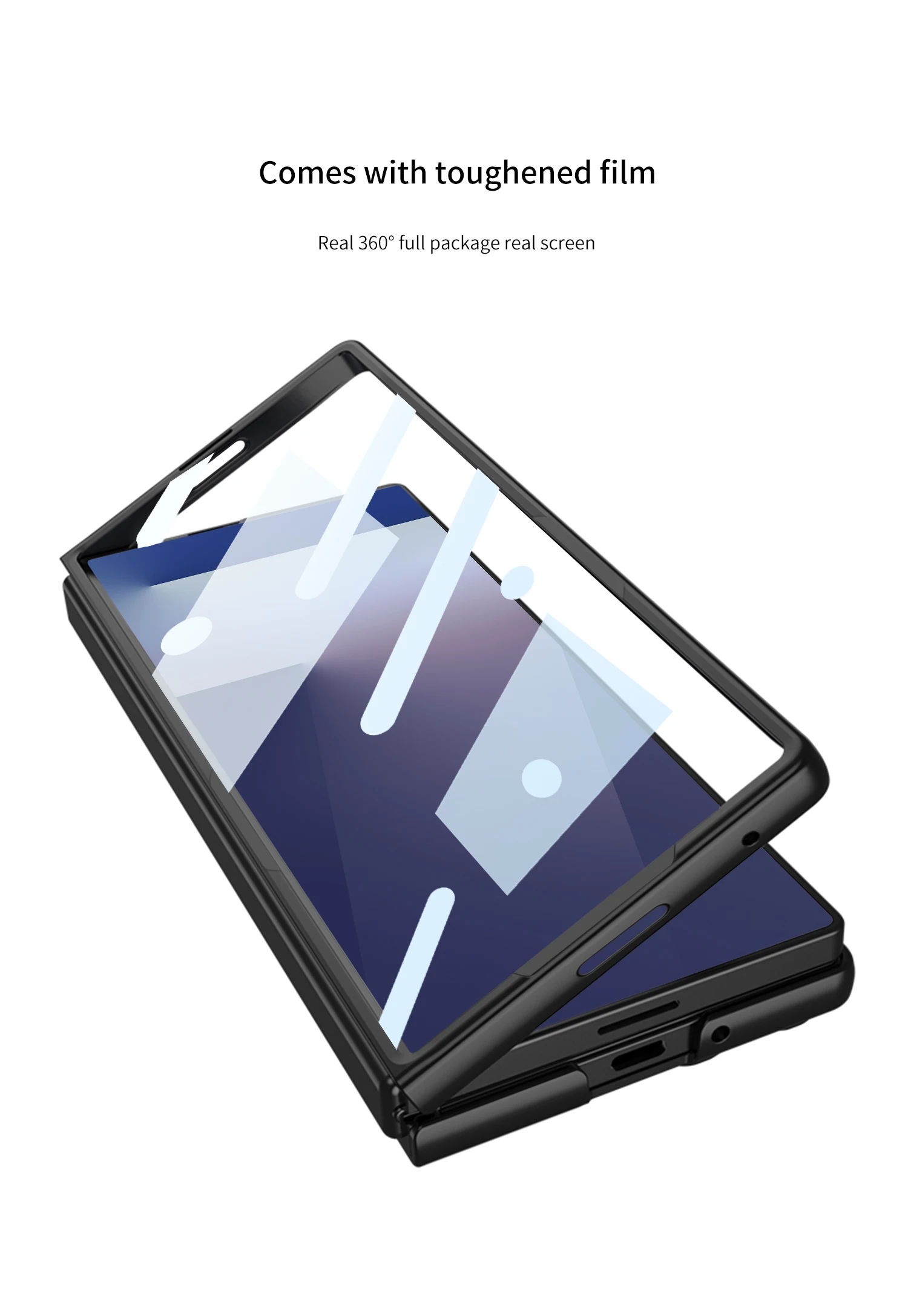 Original Case For Samsung Galaxy Z Fold 7 6 5 Ultra-thin Outer Screen Glass Prot