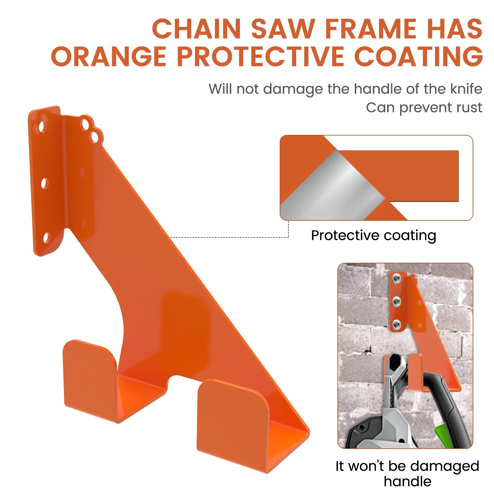 Heavy Duty Chainsaw Hooks Holder Wall Mount Chainsaw Storage Rack Suitable for 009 360 Chainsaws Hanging Rack