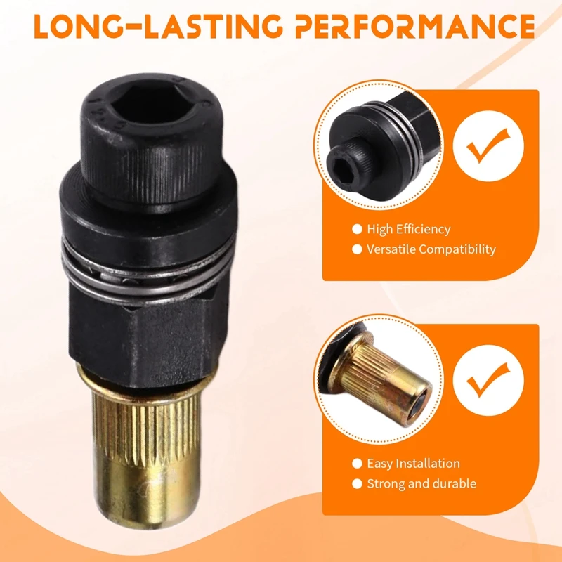 Hand Rivet Nut Tool Hand Riveting Tool Nuts Adapter For Nuts M3 M4 M5 M6 M8 M10 M12 Riveter