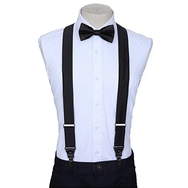 

Men Matching Suspenders Braces Bow Tie Combo Sets Fancy Costume Men Women Boys Girls Party Wedding Y-Back Braces