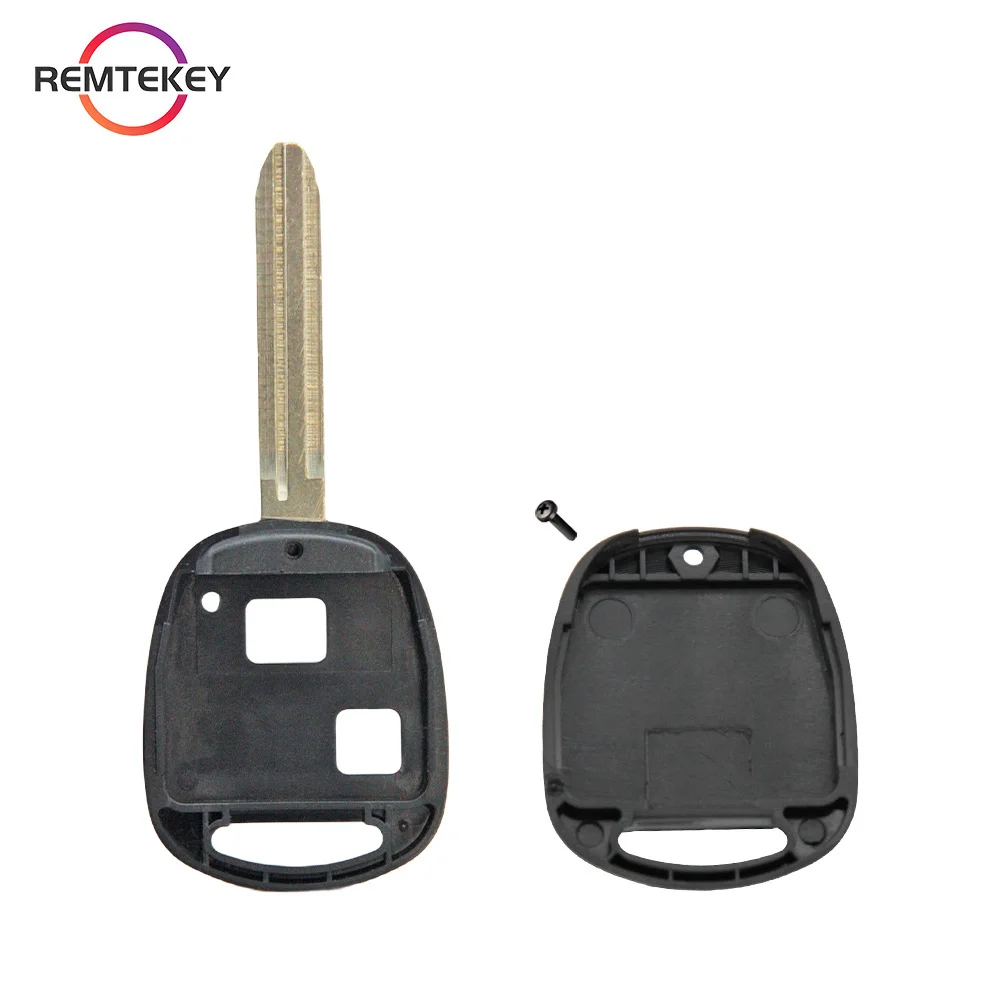 REMTEKEY Uncut Blade Remote Entry Car Key Case Fob Shell For Lexus RX300 ES300 LS400 GX460 For Toyota Corolla Land Cruiser