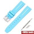 Light blue white