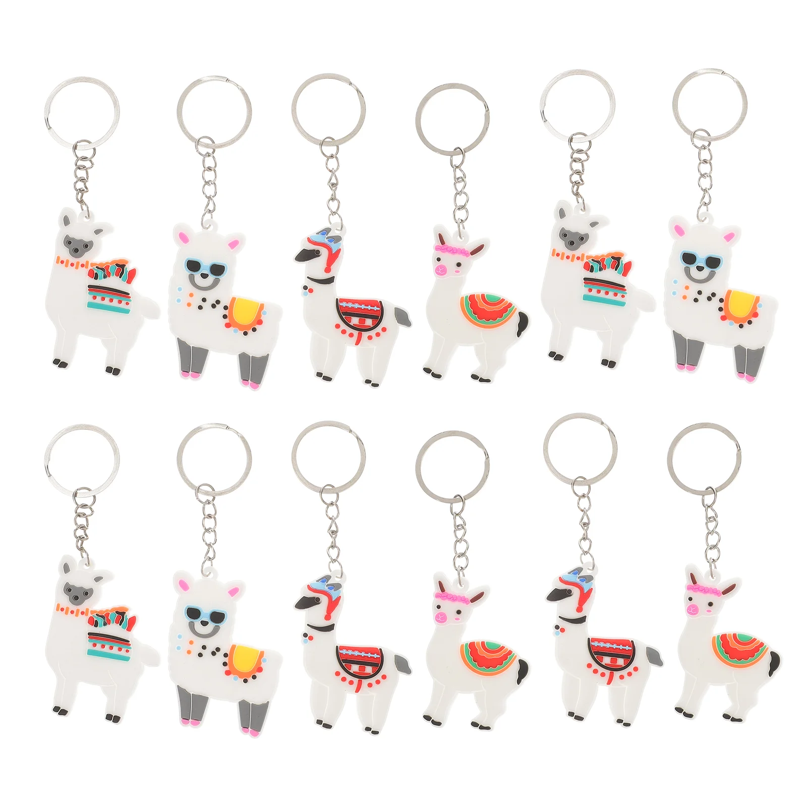 Keychain Llama Alpaca Keychain Alpaca Theme Party Favors School Carnival Reward Party Bag Gift Fillers  Key Chain for Bag