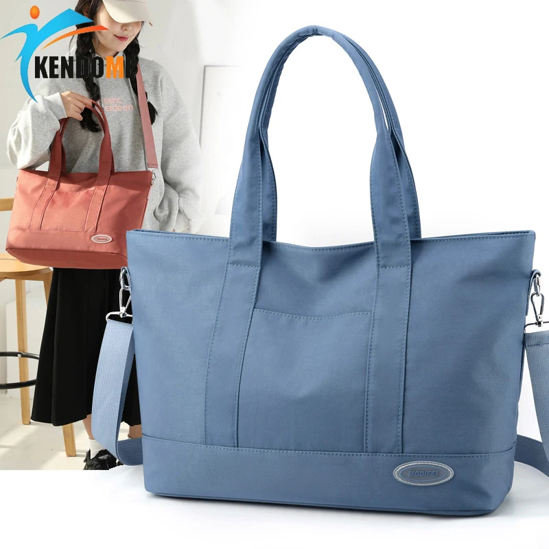 

Large Capacity Tote Bags Casual Travel Handbags Portable Lightweight Nylon Yoga Gym Bag For Women Men
