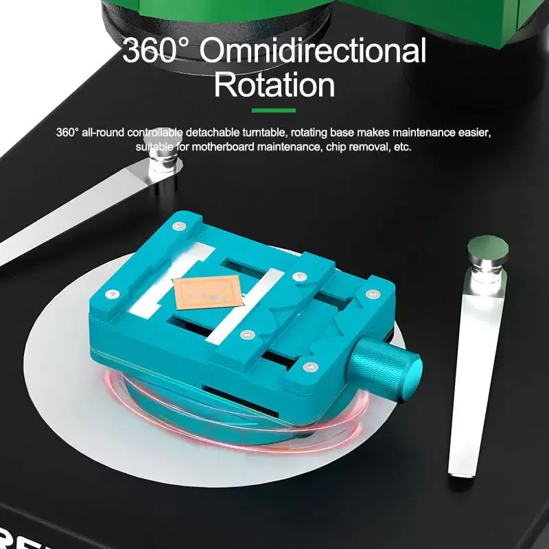 RELIFE RL-601I 미니 회전 고정장치 마더보드 IC 칩 수리 클램핑 도구, 아이폰 화면 고정용