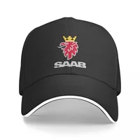 Saab logo products Baseball Cap Hat Baseball Cap dad hat Thermal Visor Rave Men Golf Wear Women's 1