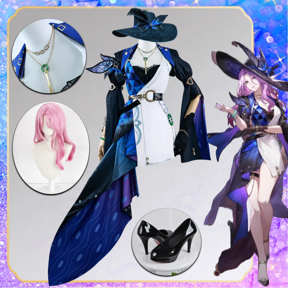 Костюм для косплея из нефрита, Женский костюм высокого качества для девушек, Аниме игра Honkai Star Rail Cos, костюмы на Хэллоуин для женщин и девушек, ролевые игры