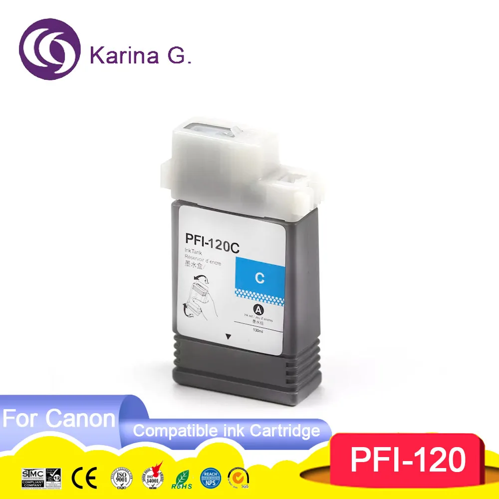 Compatible Ink cartridge for PFI120 PFI-120 Suit for imagePROGRAF iPF TM-200/iP