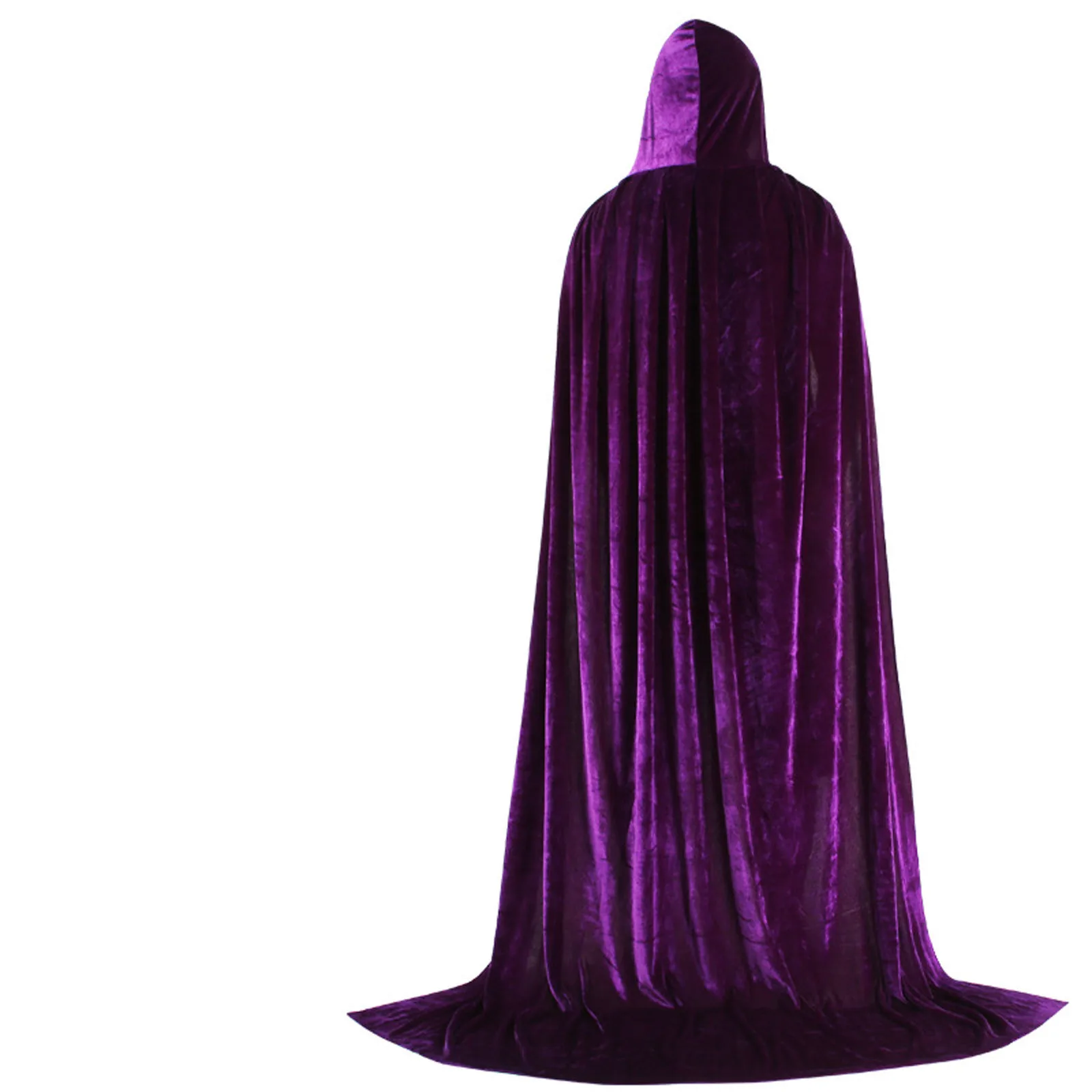 Medieval Hooded Cloak - Long Cape for Cosplay Halloween and Reenactment