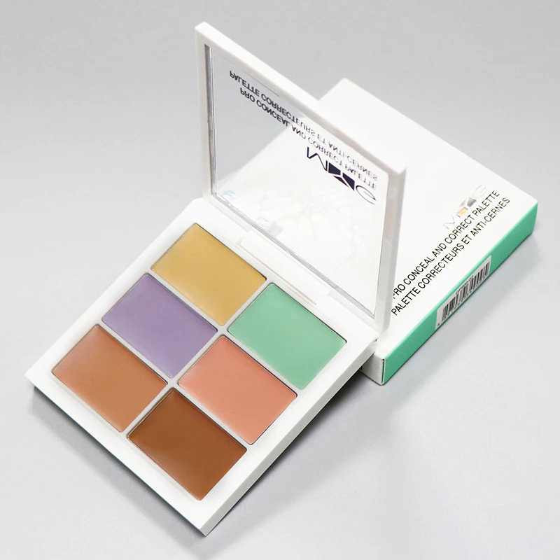 Concealer Palette Makeup Concealer Face Concealer Face Concealer Pen Concealer Foundation Cream 6 Color Long Lasting 3d