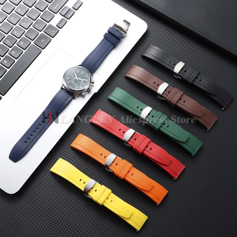 Premium Quick Release Silicone Watch Strap - Versatile Rubber Band in Multiple Sizes