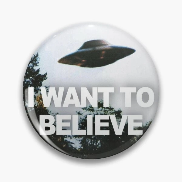 The X Files I Want To Believe Soft Button Pin Clothes Women Lapel Pin Metal  Badge Jewelry Cute Collar Fashion Gift Decor Hat - AliExpress