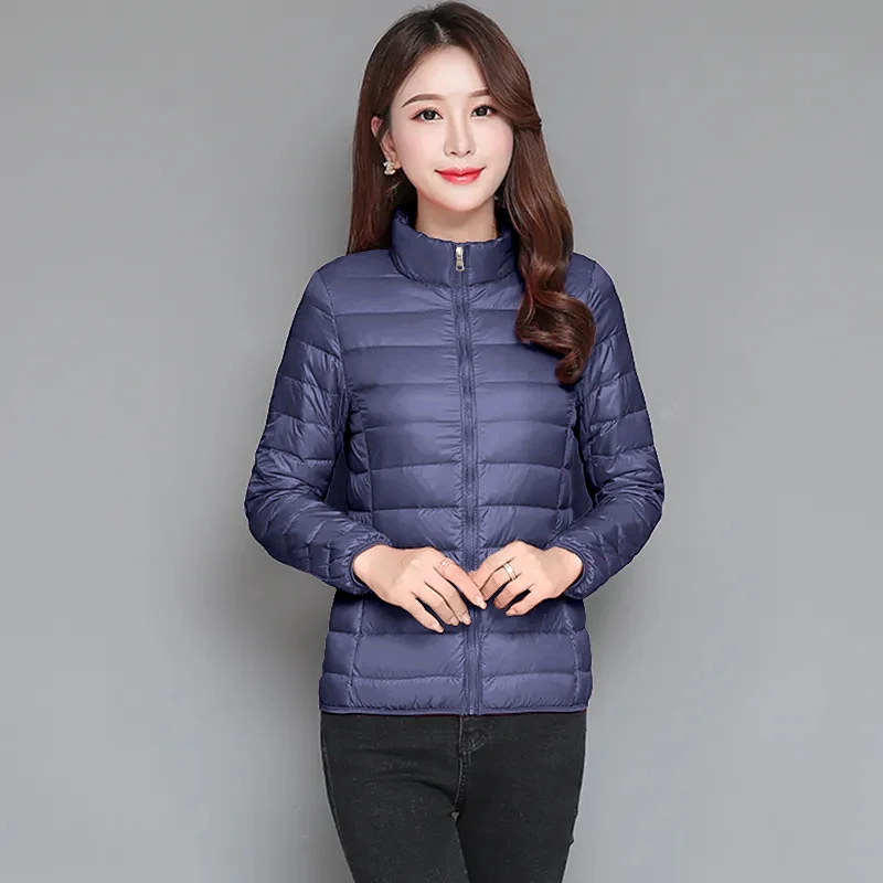 

Women Jacket Plus Size 5XL 6XL 7XL 8XL 2023 New Spring Autumn Female Ultra Lightweight Packable Hooded Down Cotton Coats Parkas