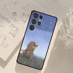 Enchanted Forest Hedgehog Phone Case - Mystical Design Back Cover - Galaxy S21 Plus (XXX1156)