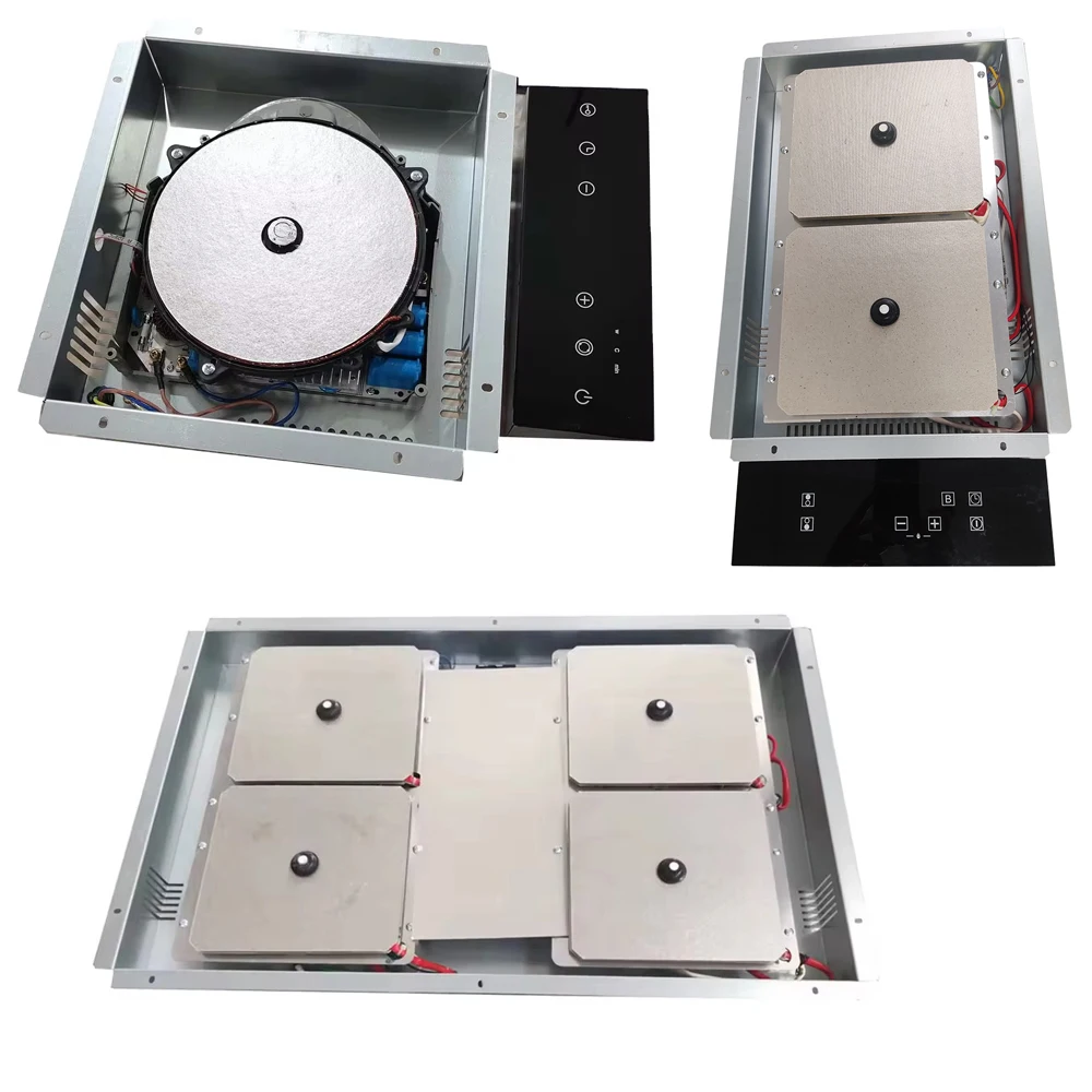 Touch Control 4 Hobs American Home Induction Cookers Hidden High Power Electric Stove