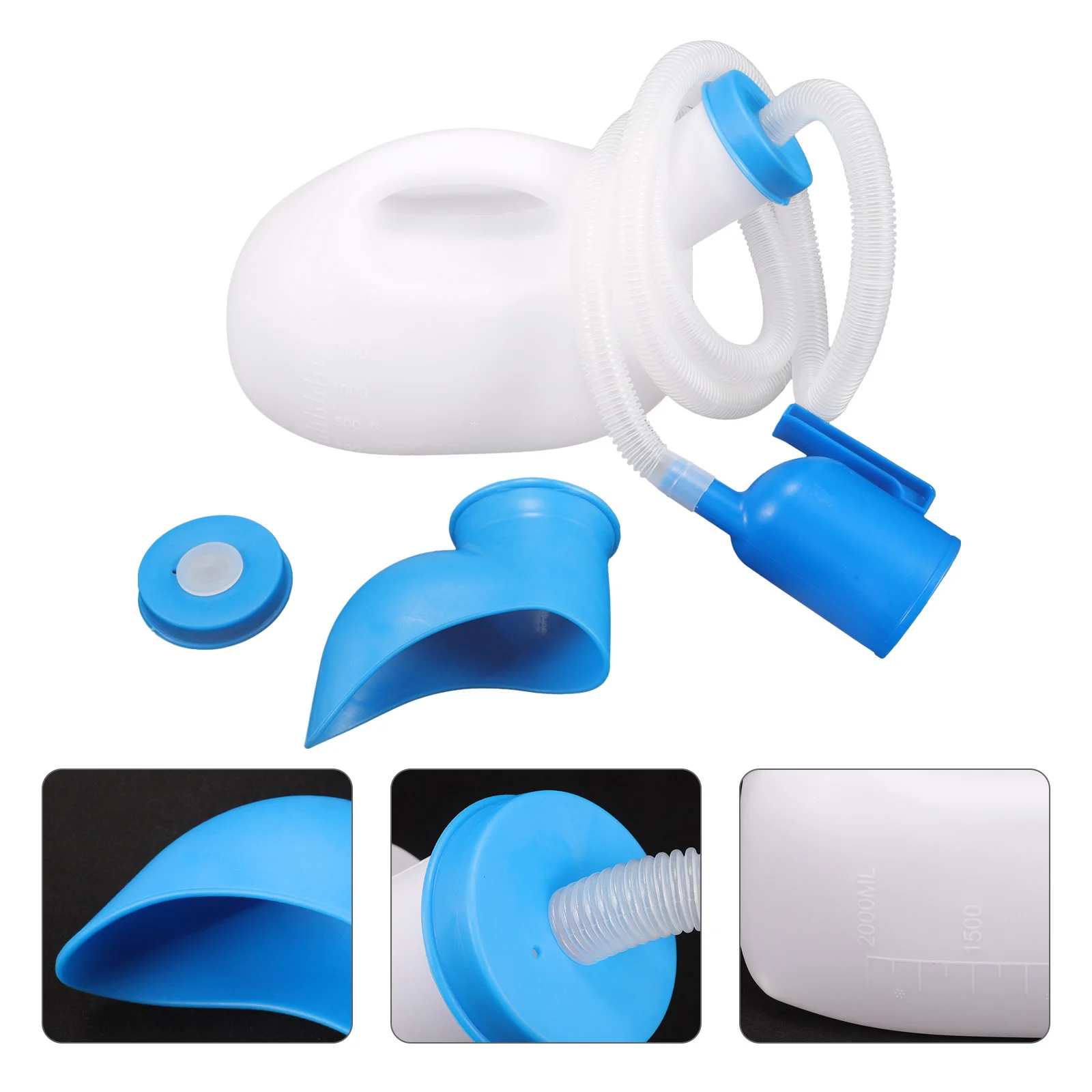 

Dual Purpose Urinal Men Spill Proof Pee Bottle for Men's Urine Portable Reusable Urinals