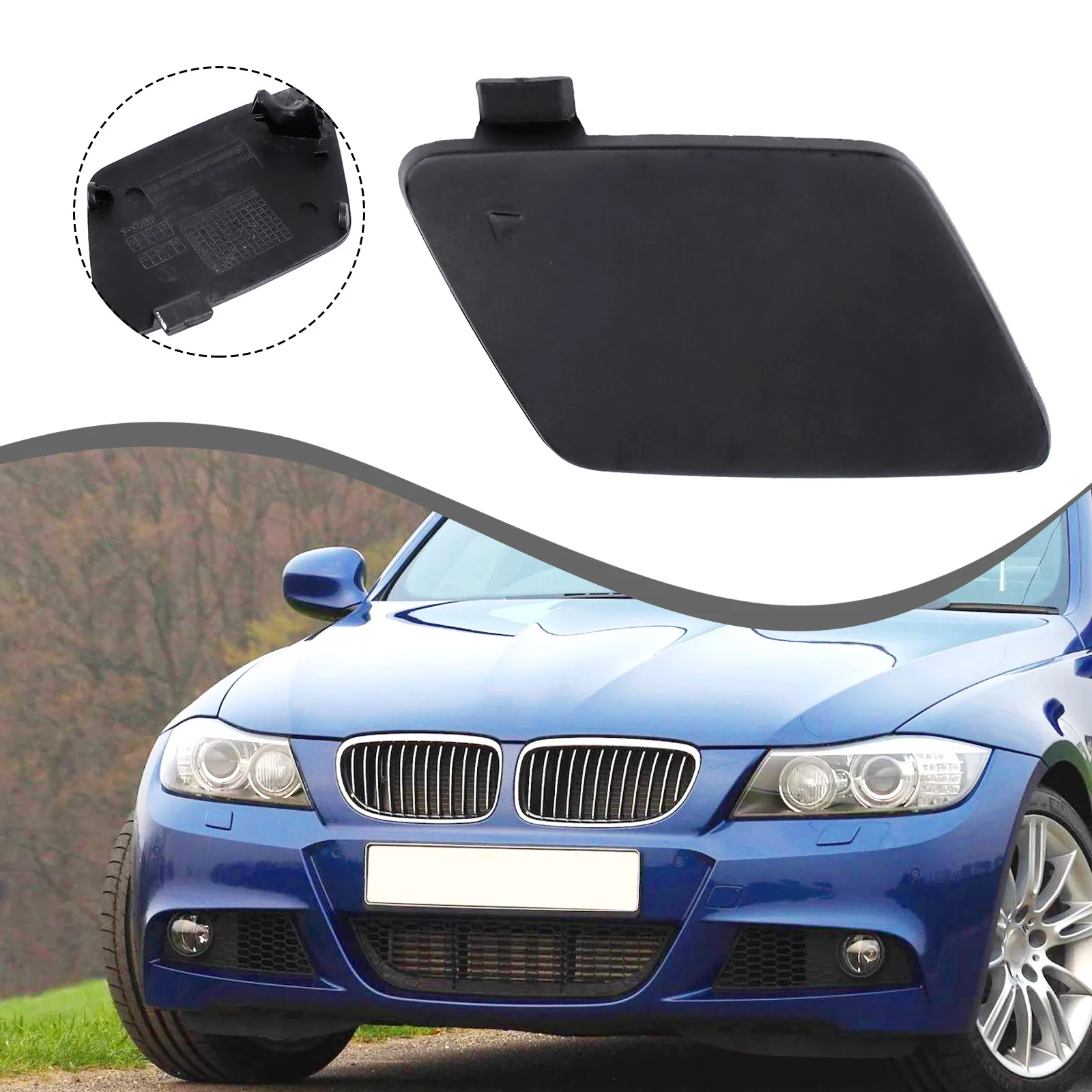 

Tow Hook Cover Tow Hook Eye Cover Auto Parts 51117891391 7891391 Car Exterior Parts Front Bumper Plastic High Quality