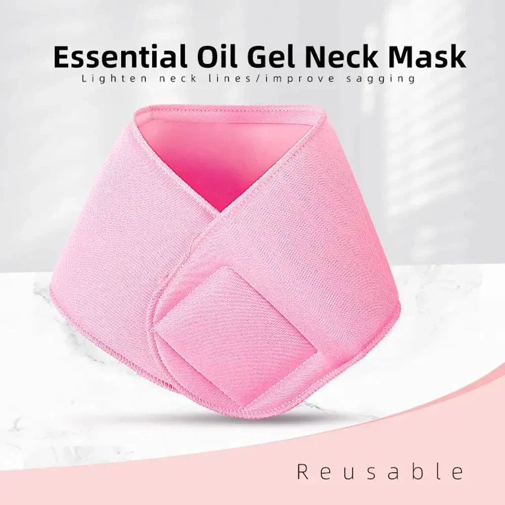 Silicone Nursing Neck Pad Neck Strap Tightening Reusable Gel Spa Neck Mask Moisturizing Nourishing Neck Lift Skin Care Neck Care