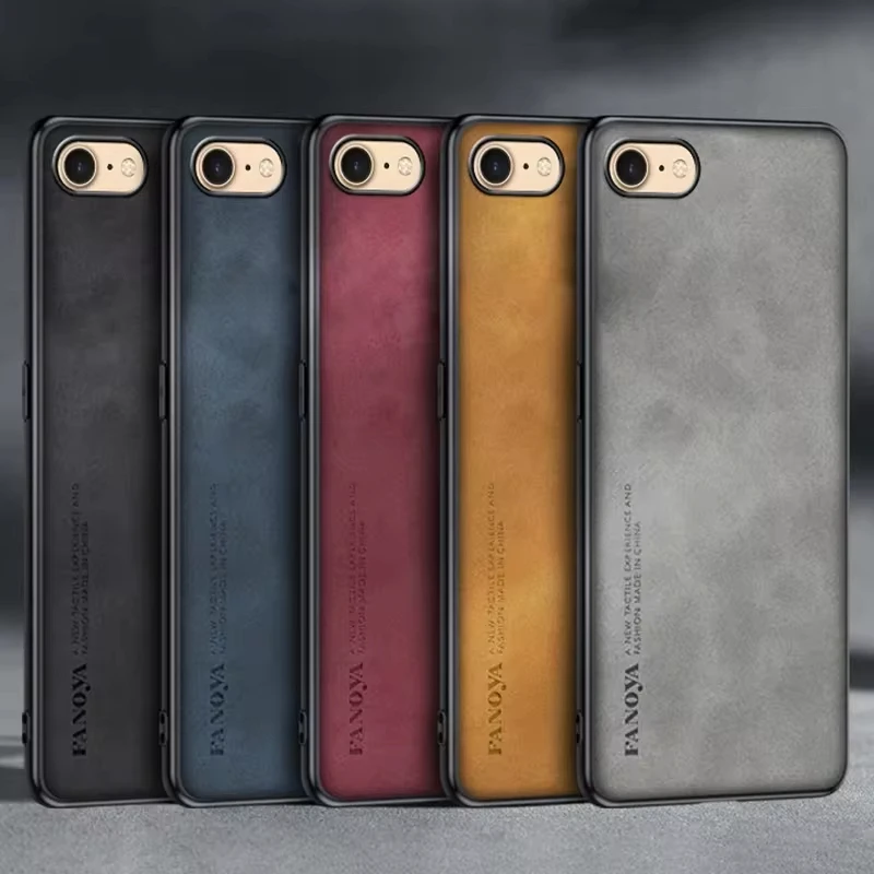 Luxury Sheepskin Leather Phone Case - Men's Business Edition