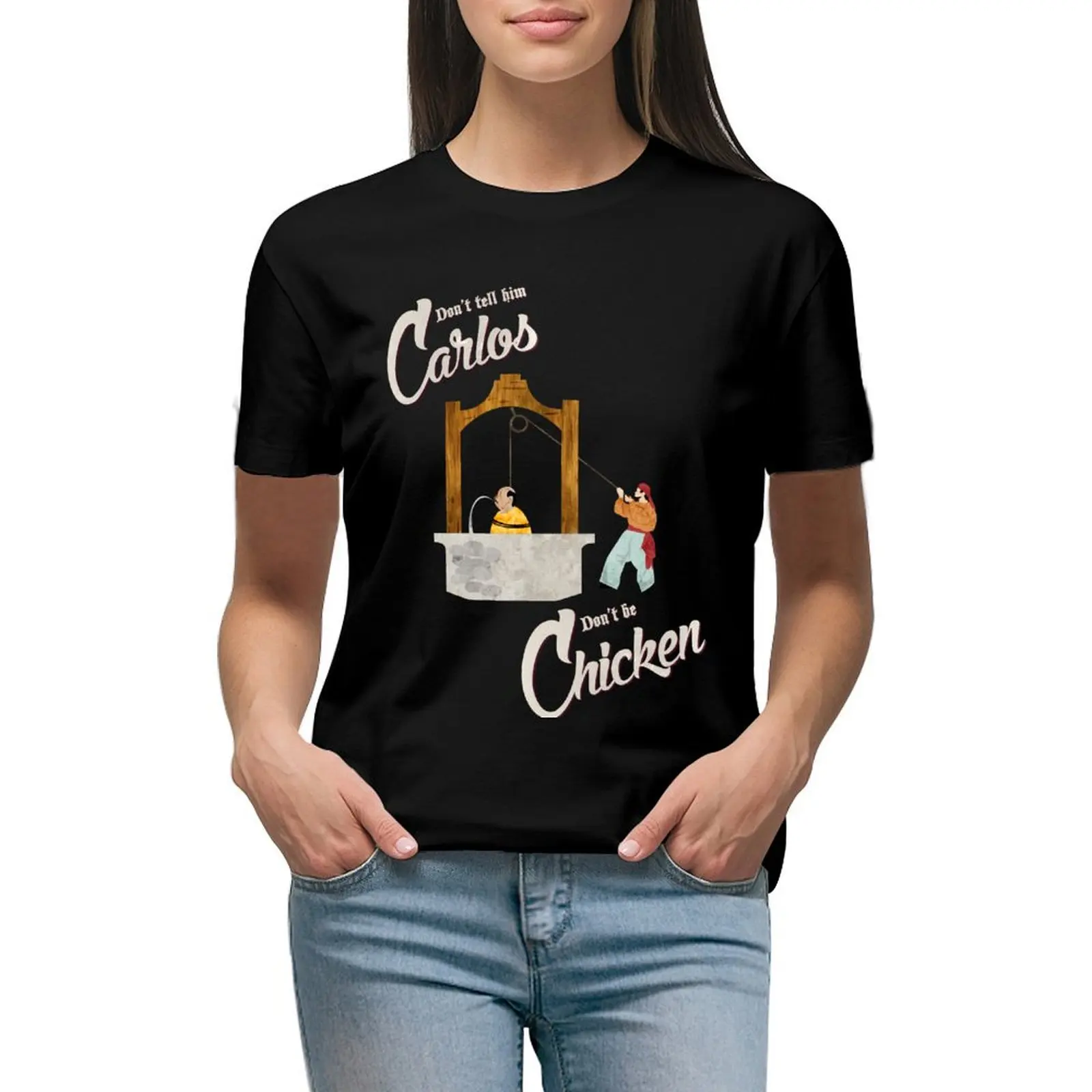 

Carlos T-Shirt customs design your own oversized plain Female clothing Womens clothing