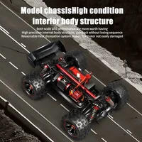 1:16 85KM/H או 50KM/H מכונית RC 4WD עם שלט מרחוק LED מכוניות דריפט מהירות גבוהה Monster 4x4 משאית עבור ילדים לעומת Wltoys 124017 צעצועים 5