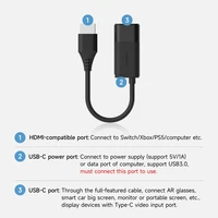 Hagibis HDMI to USB C Female Converter HDMI to  AR Glasses Adapter Charge and Play For Switch PS5 Xbox Rokid/Xreal/Thunderbird - Image 2