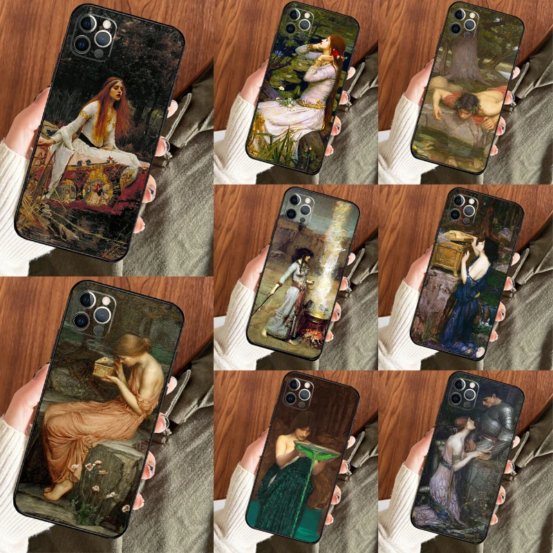 Custodia Per Telefono John William Waterhouse Per Iphone 13 12 Mini 11 14 15 Pro Max X Xr Xs Se 2022 2020 7 8 Plus Copertura Paraurti