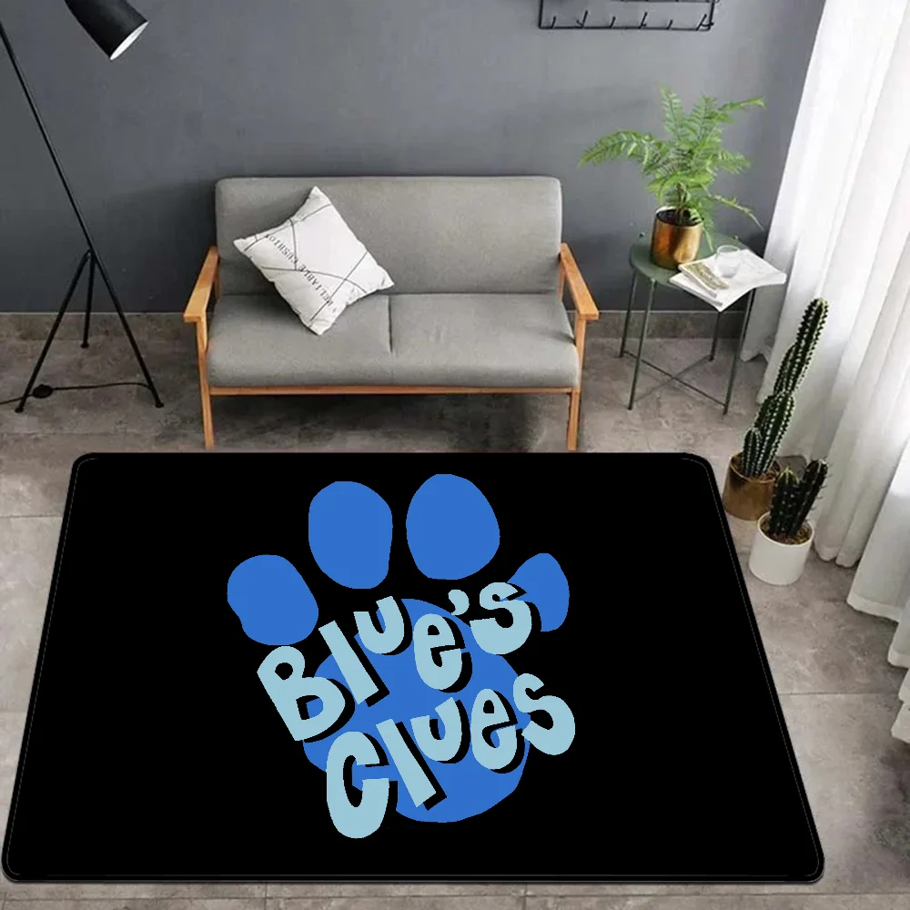 Blue Clues Floor Mat Nordic Style Home Doormat Bathroom-Toilet Mats Bedroom Hotel Decor Mat