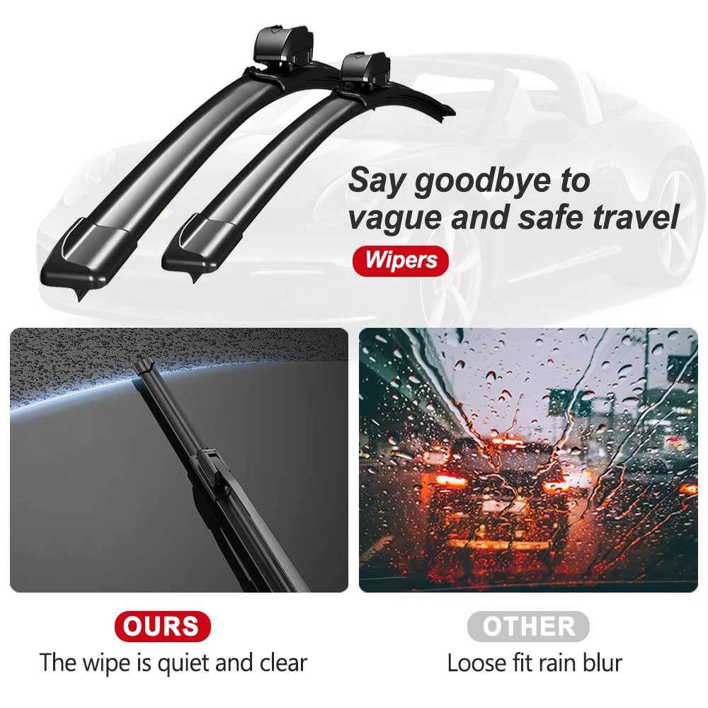 Car Wiper Blades For Infiniti Q50 2014-2024 Front Windshield Wiper Blades 2PCS Window Cleaning Car Accessories 2